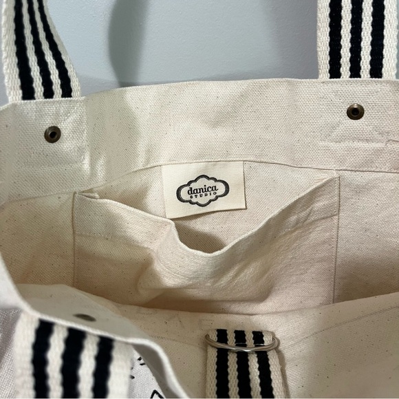Danica Studio Adventure Awaits Cotton Canvas Tote - Picture 8 of 9